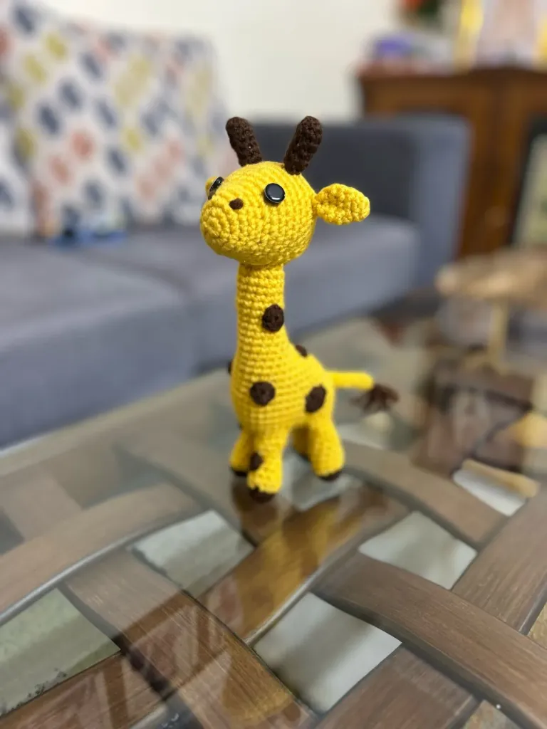 Crochet Giraffe Toy