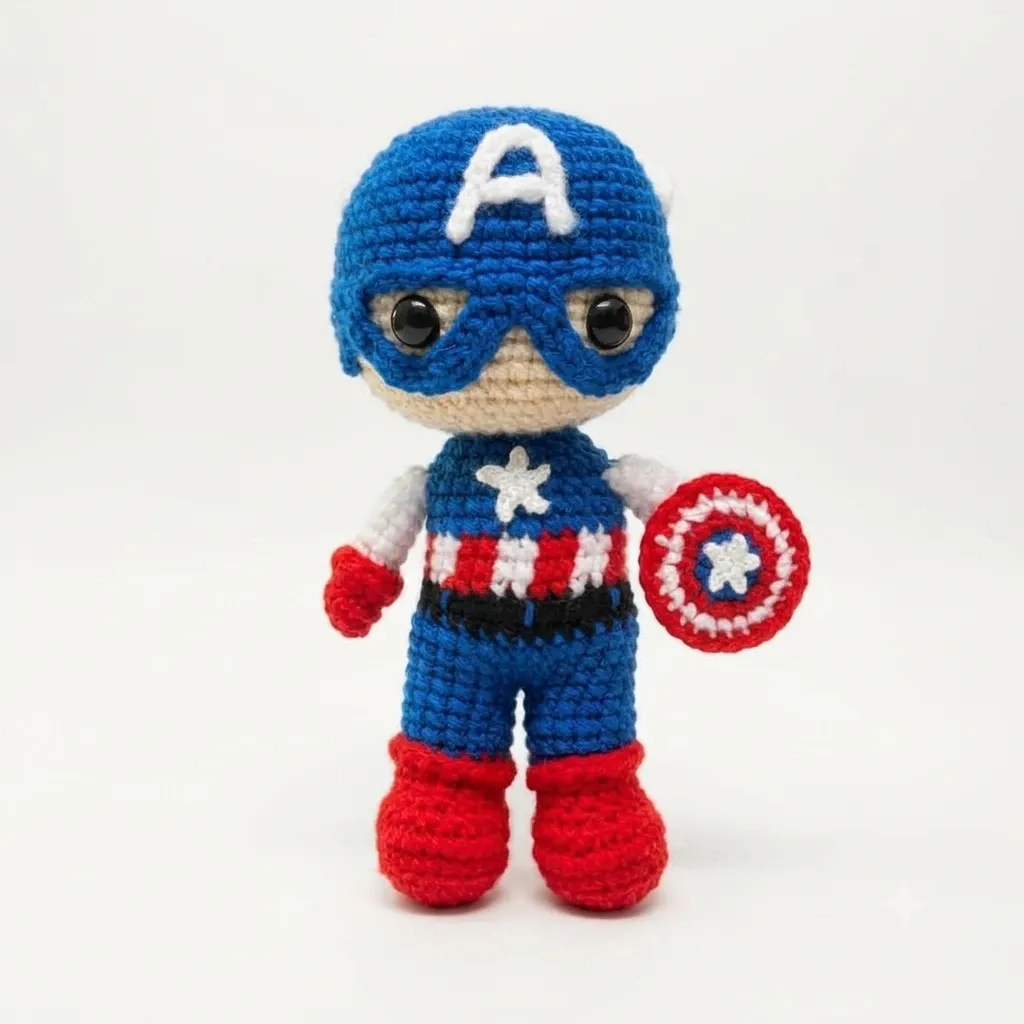 Crochet Captain America