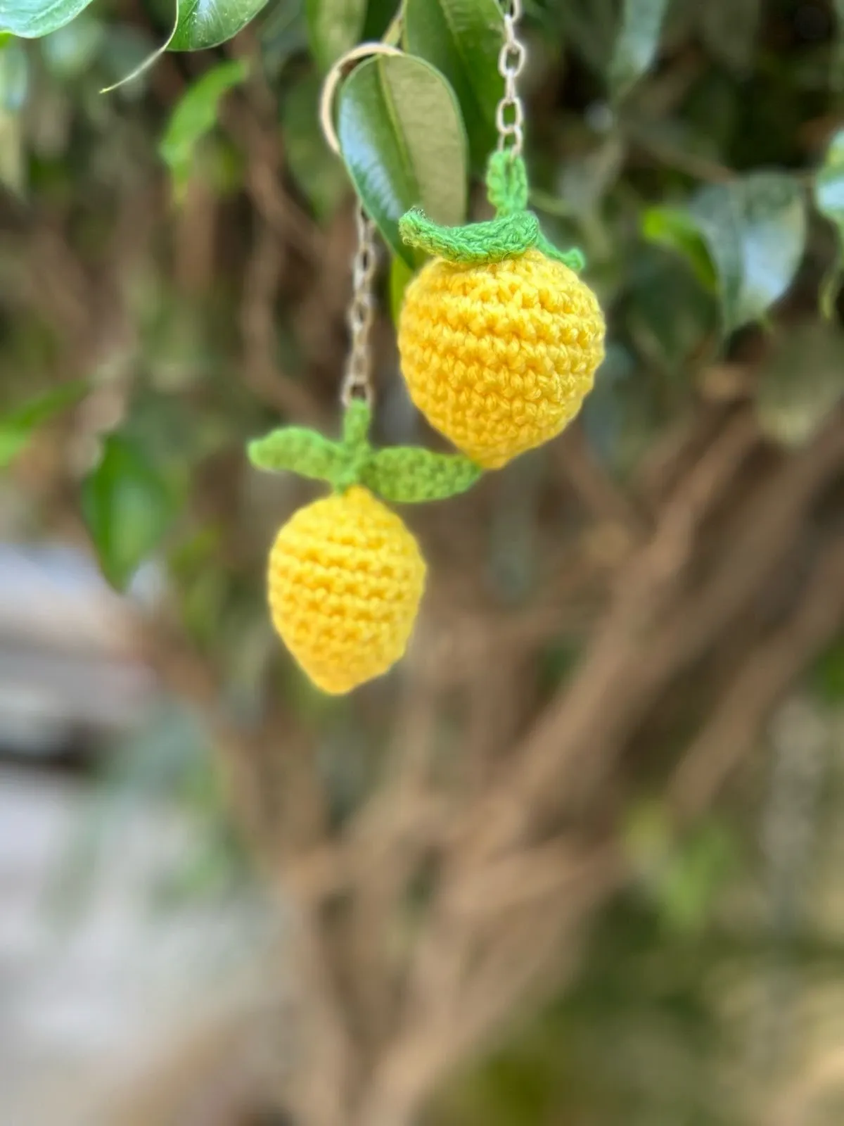 3D Lemon Keychain
