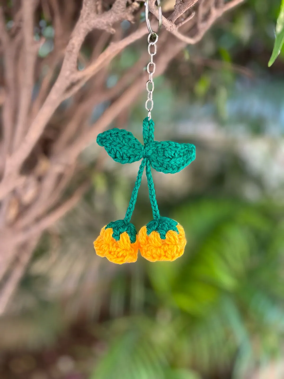 Bell Flower Keychain