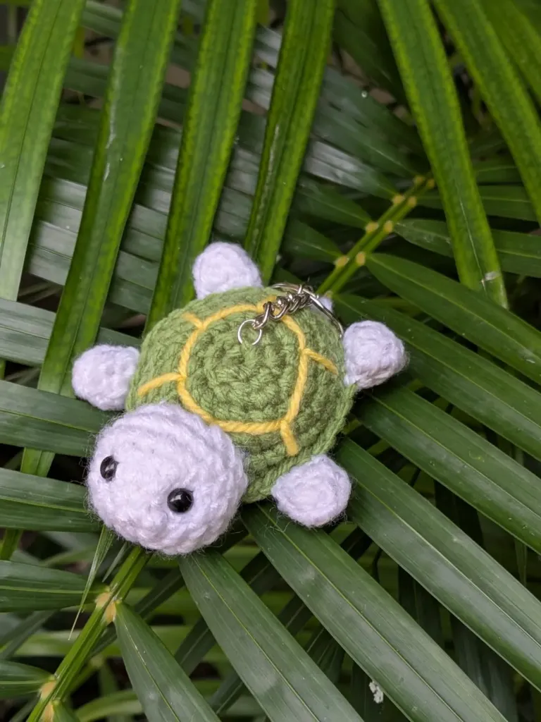 Tortoise Keychain