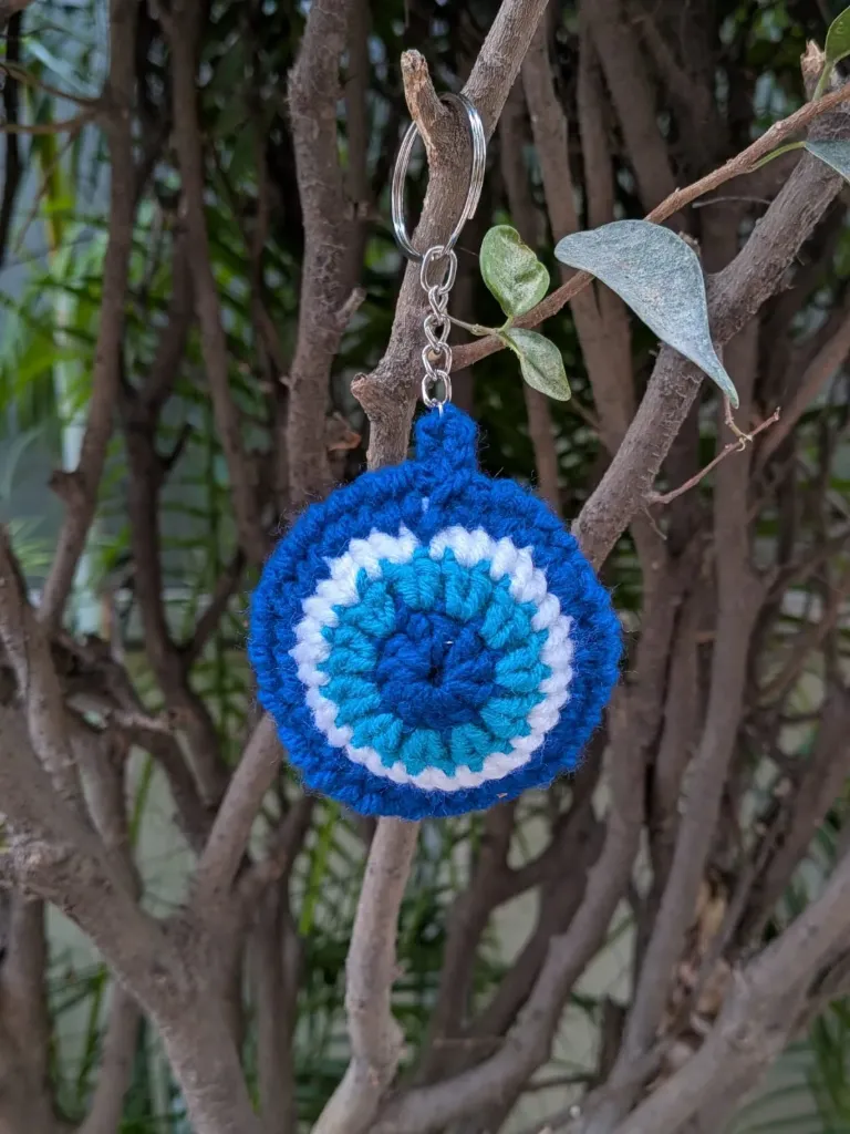 Evil eye Keychain(Wool)