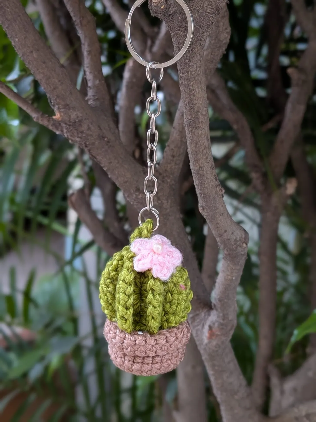 Cactus Keychain