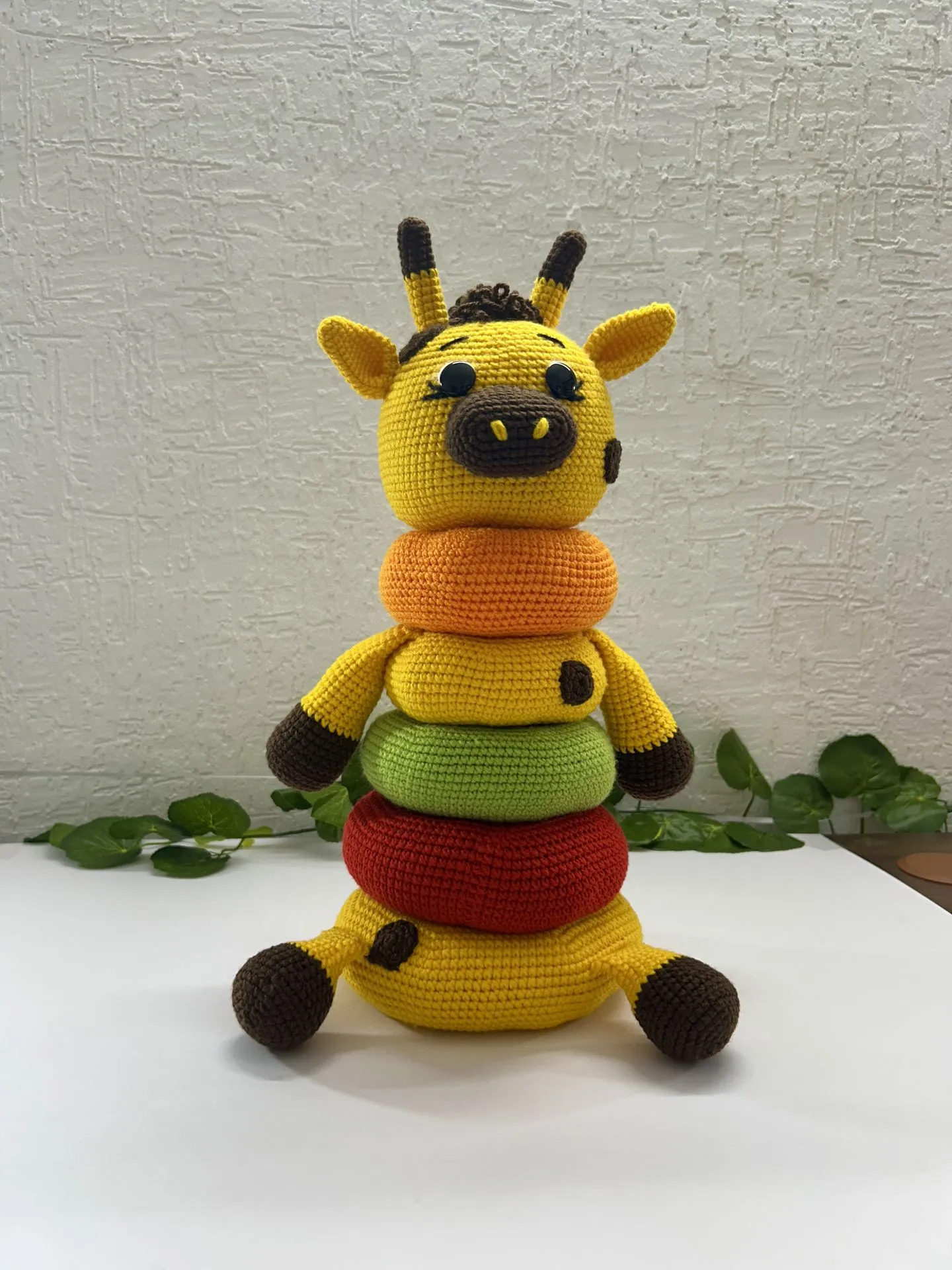 Crochet Stacking Giraffe