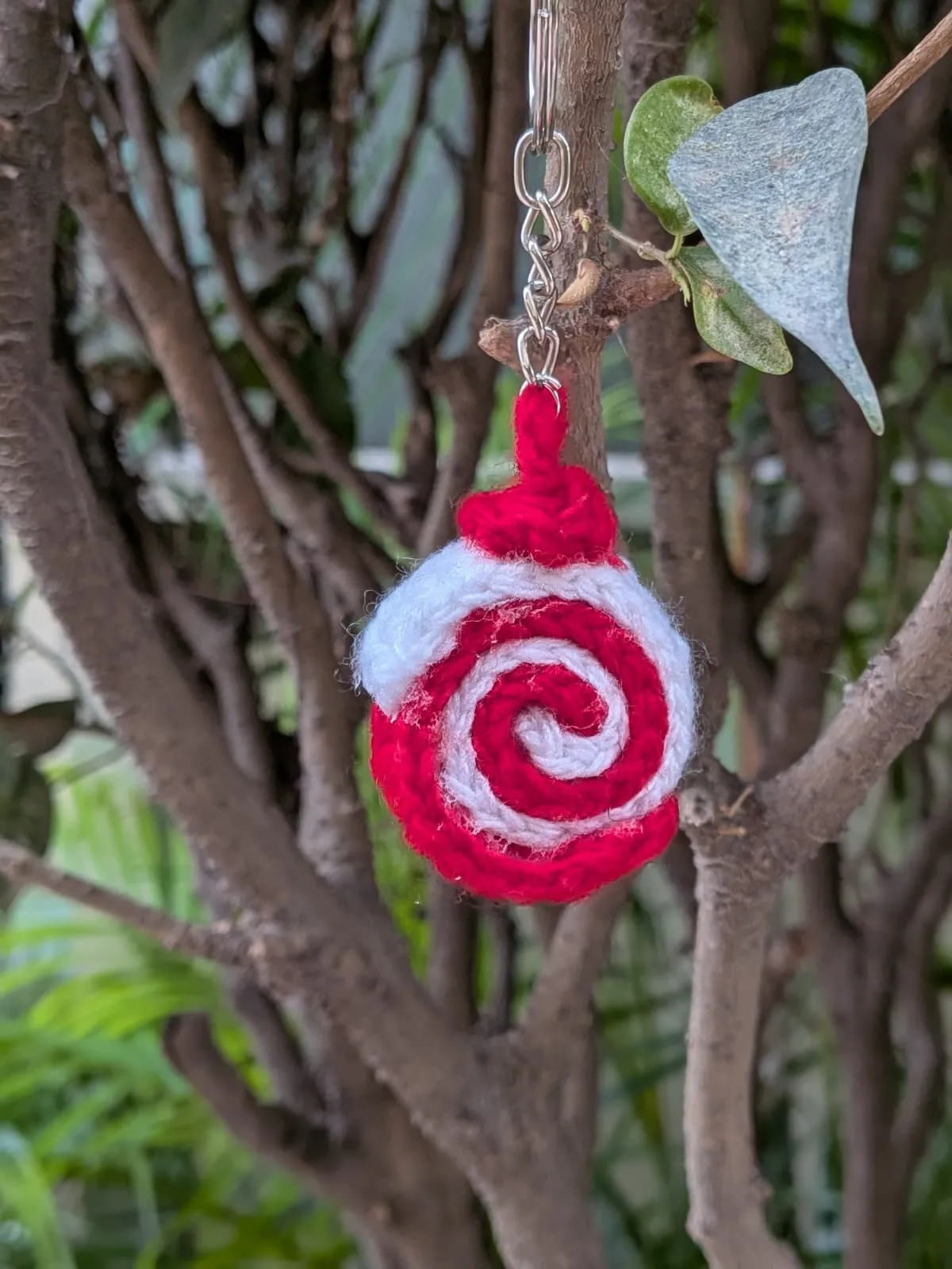 Spiral Candy Keychain